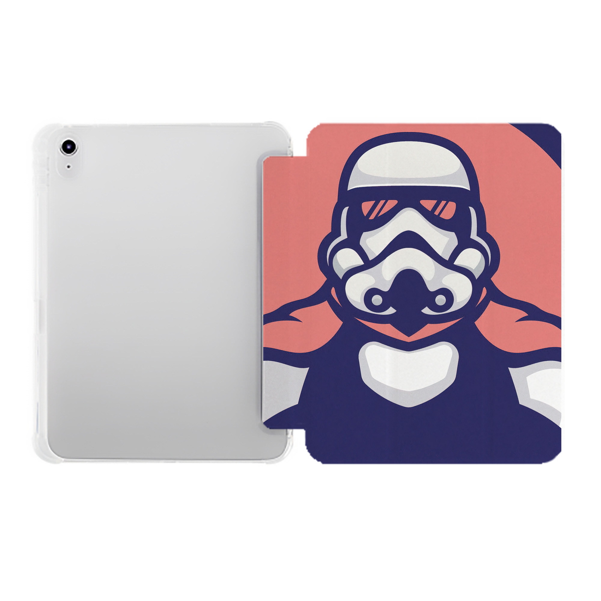 （画像用） スター・ウォーズ Star Wars IPad ケース ペン収納付き 三つ折りスタンド PUレザー×シリコン 対応機種9.5/10.5/10.9インチ